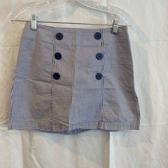 Urban Outfitters Blue Striped Skirt - Picture 1 of 2